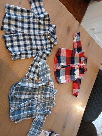 Lot chemise bebe garçon 3 mois