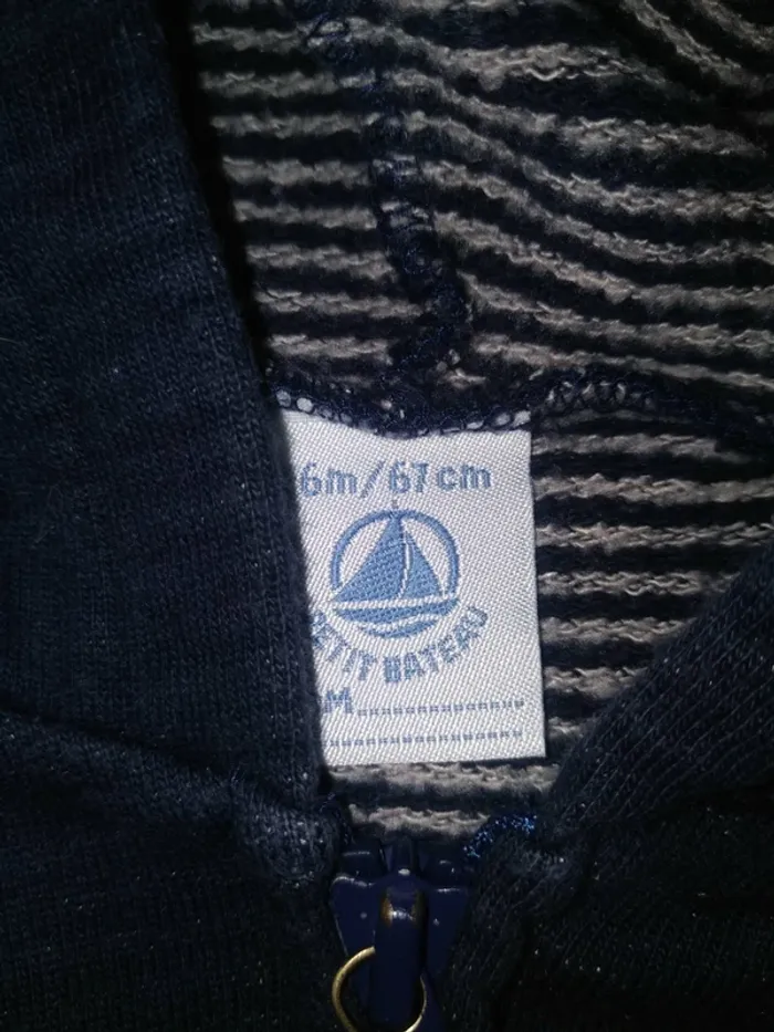 Lot de 2 Gilets Garçon 6 Mois - photo numéro 4