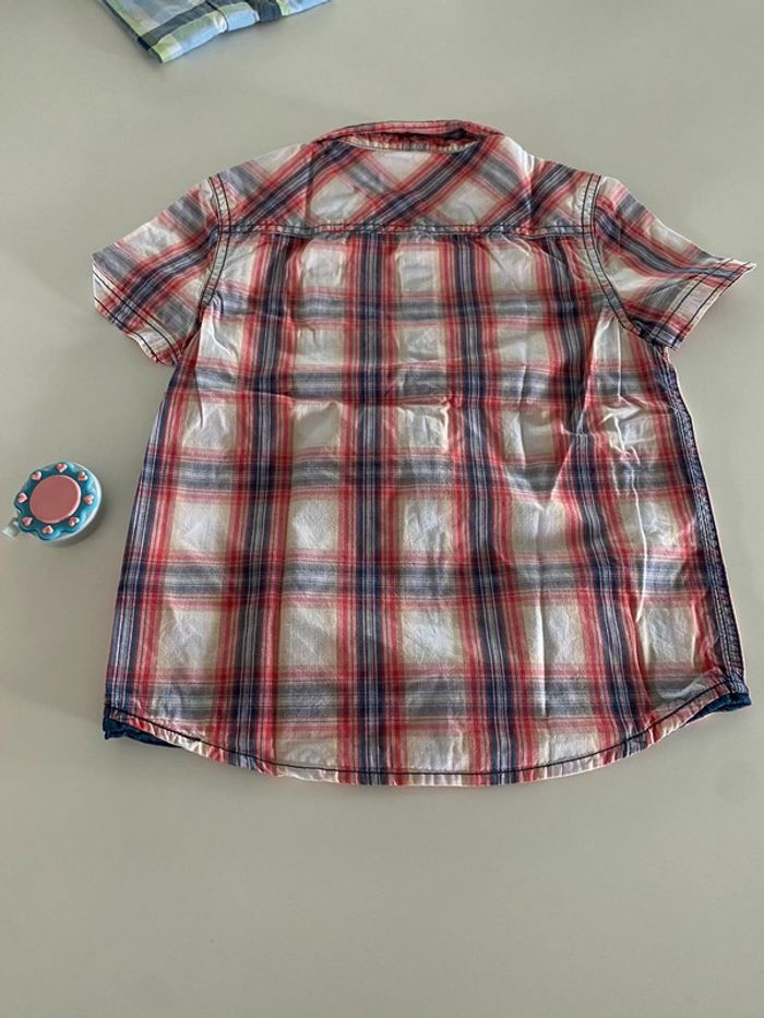 Chemise à carreaux manches courtes - photo numéro 3