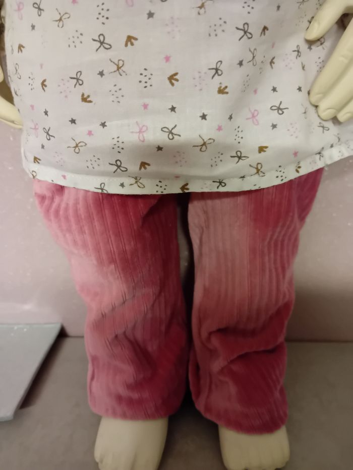 Pantalon velours et Tunique Tex 24 mois - photo numéro 2