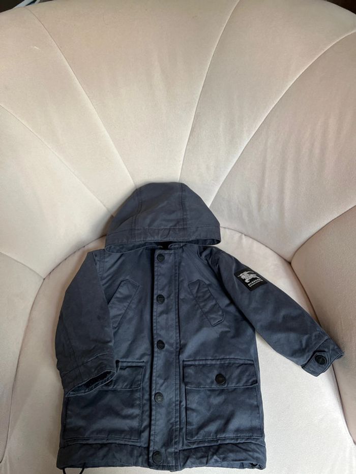 Parka chaude marine 18 mois - Burberry - photo numéro 2