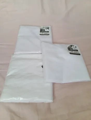 Lot de 3 taies d'oreillers neuves