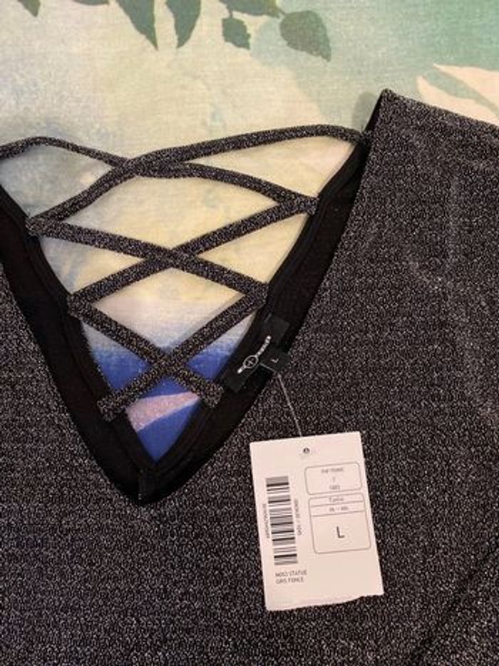 Pull gris taille L neuf - photo numéro 4