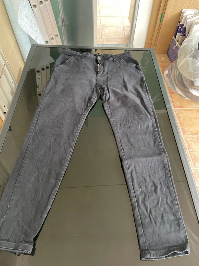 Pantalon noir de la marque Nina Carter, en taille 40 - photo numéro 3