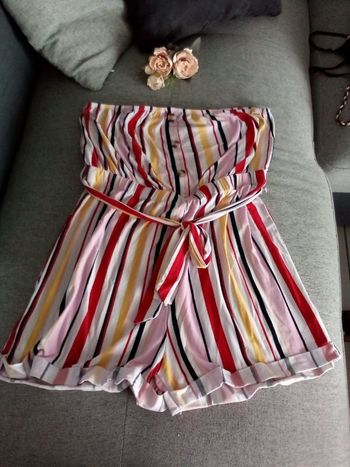 Belle combi short haut bustier M