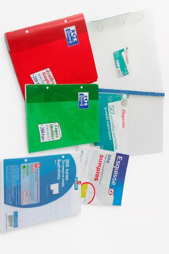 📚 Lot Fournitures Scolaires Complètes – Classeur + Feuilles + Copies | Neuf