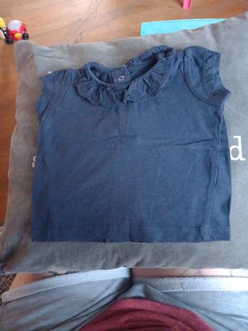 T-shirt taille 0/3mois 62cm primark