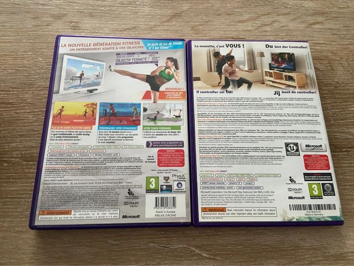Lot de 2 jeux xbox 360 kinect - photo numéro 3