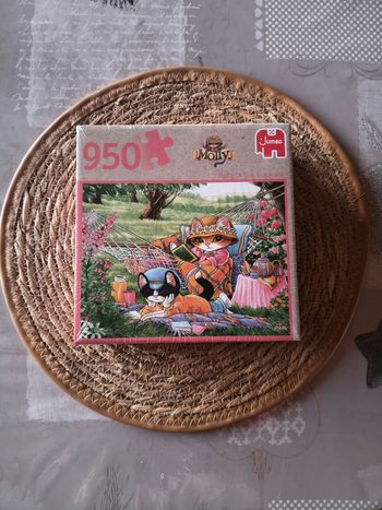 Puzzle 950 pièces Molly in the hammock 