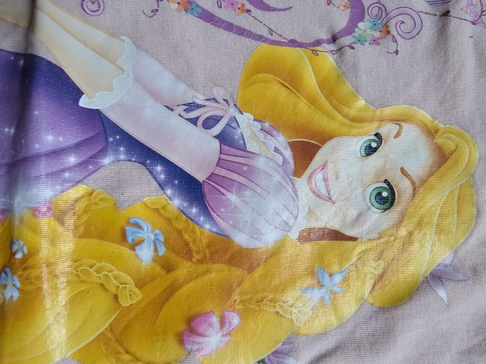 Tee shirt manche courte raiponce - photo numéro 4