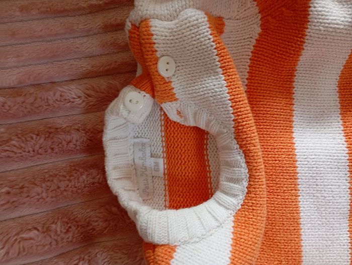 Lot1 tee shirt manches longues et 1 pull 6 mois - photo numéro 3