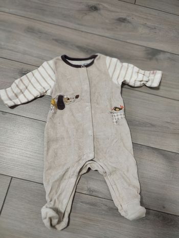 Pyjama sucre d'orge 3 mois bon état