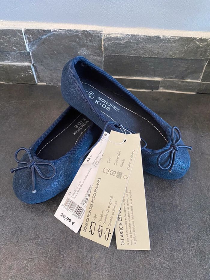 Ballerines neuves Monoprix - taille 26