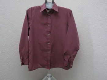 chemise vintage bordeaux js paris made in France🌸