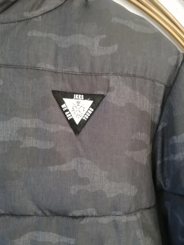 doudoune reversible IKKS camouflage T12 ans - photo numéro 3