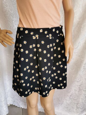 Jupe. Bleu. Blanc. Taille 42.Jbc