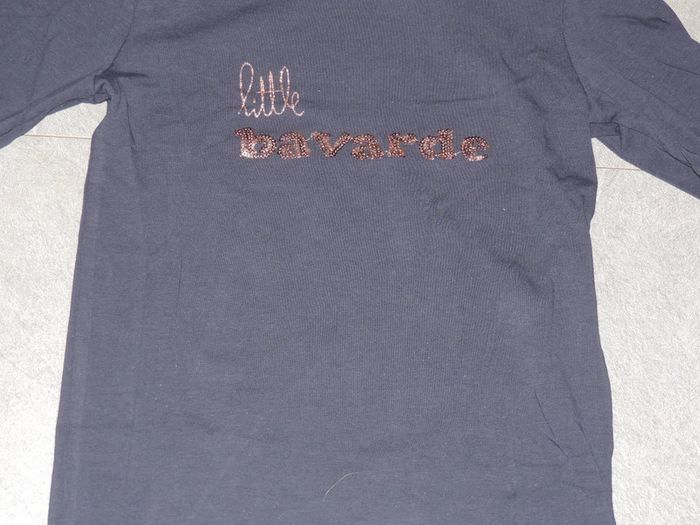 sous pull tape à l'oeil bleu marine taille 10 ans - photo numéro 2