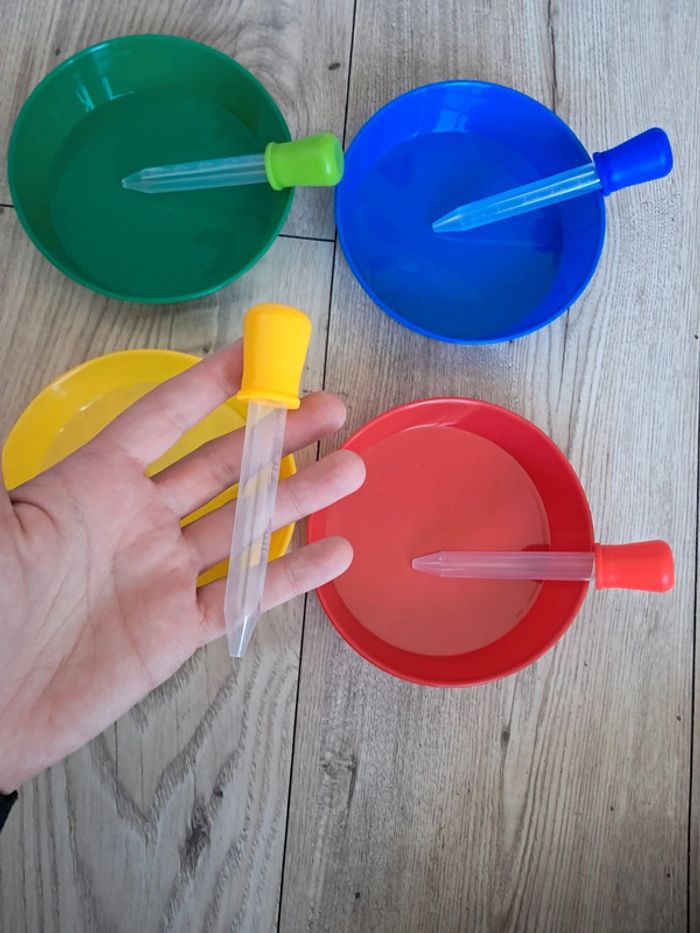 Kit activités sensorielles couleurs et motricite fine avec les comptes gouttes - photo numéro 2