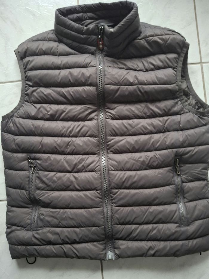 Doudoune sans manche kaki