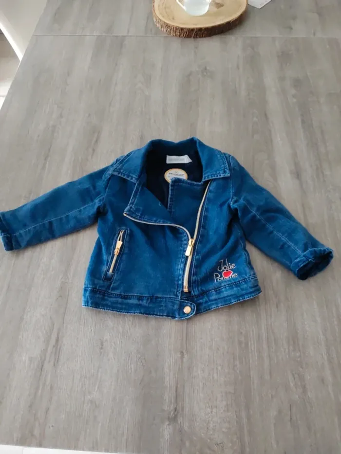 Veste en jean fille