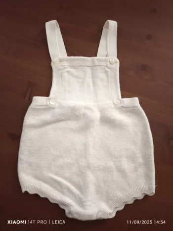 Barboteuse mixte blanche 18mois Jacadi