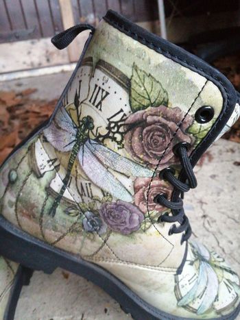 Jolie bottines libellules