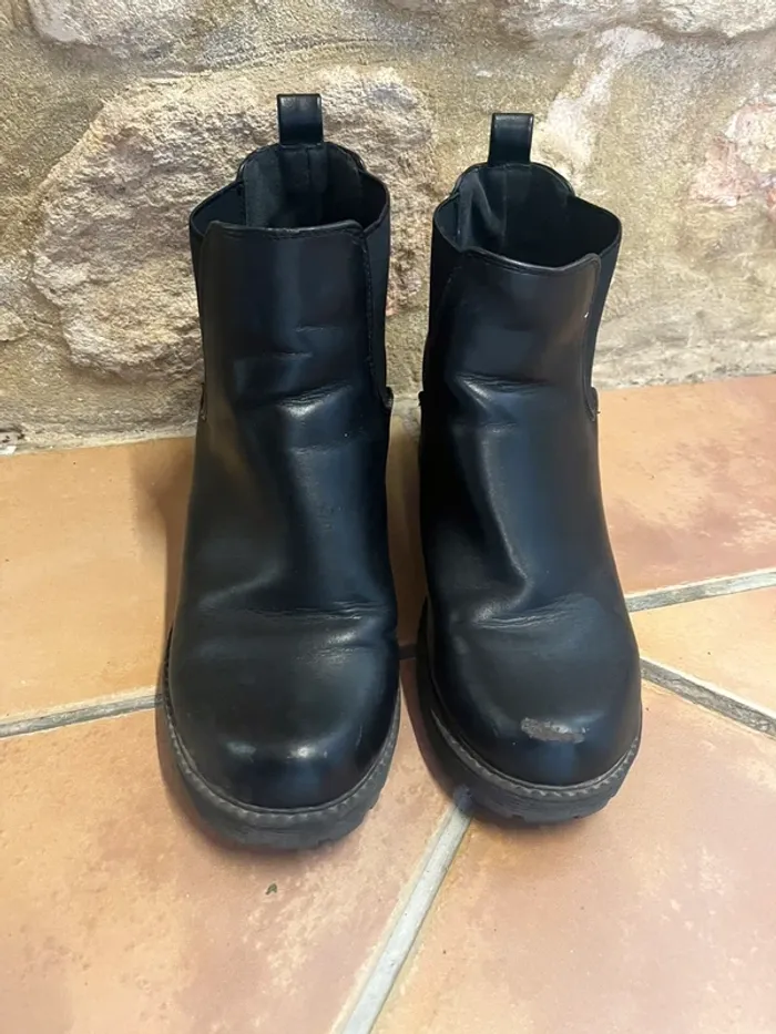 Bottine à talon noire - photo numéro 3