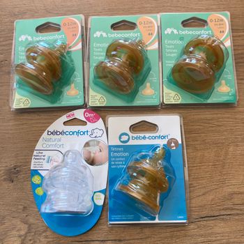 Lot tétine bébé confort