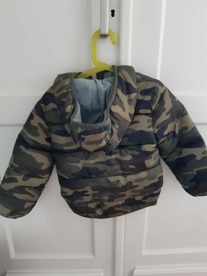 Blouson / manteau , 4.5ans 110cm tex neuf garçon militaire - photo numéro 2