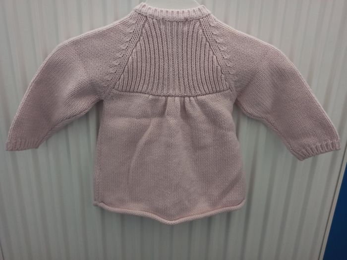 Gilet rose pâle Fille 3 mois - photo numéro 3