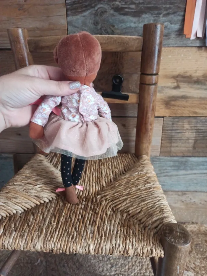 Peluche poupée les Parisiennes moulin roty tbe - photo numéro 6