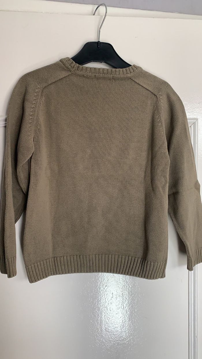 Pull garçon 6 ans kaki - photo numéro 4