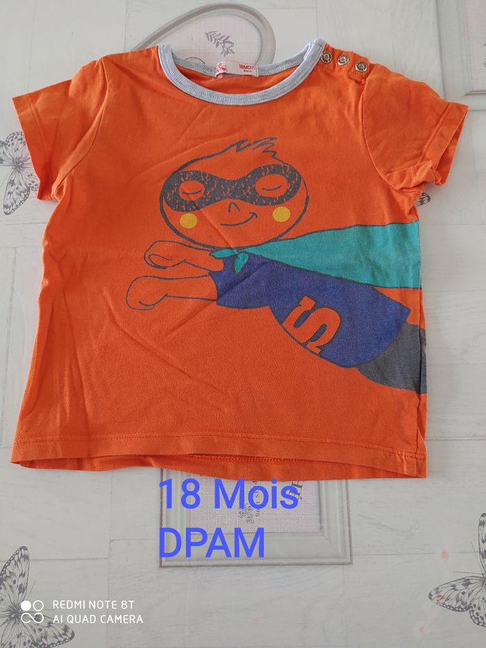 T -shirt manches courtes 18 mois DPAM