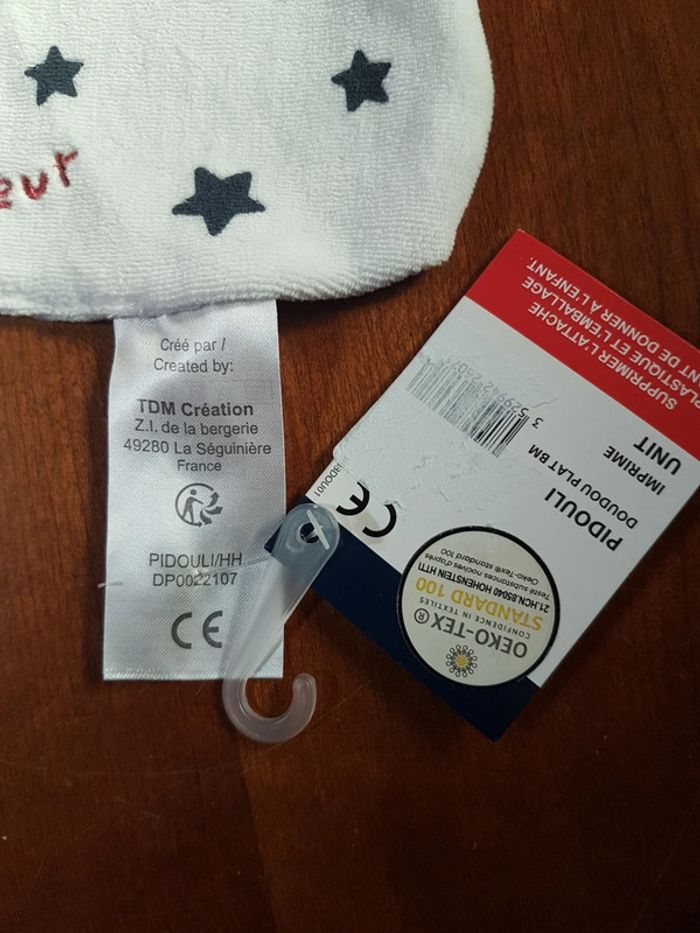 Doudou plat pidouli terre de marins - photo numéro 2