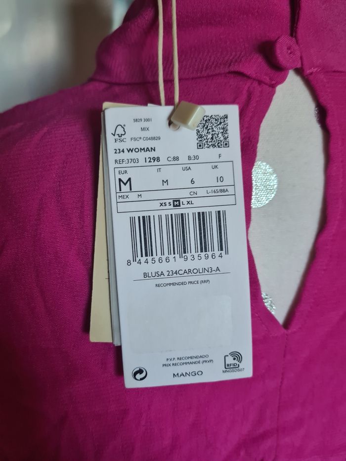 Blouse rose Mango / Taille M - photo numéro 3