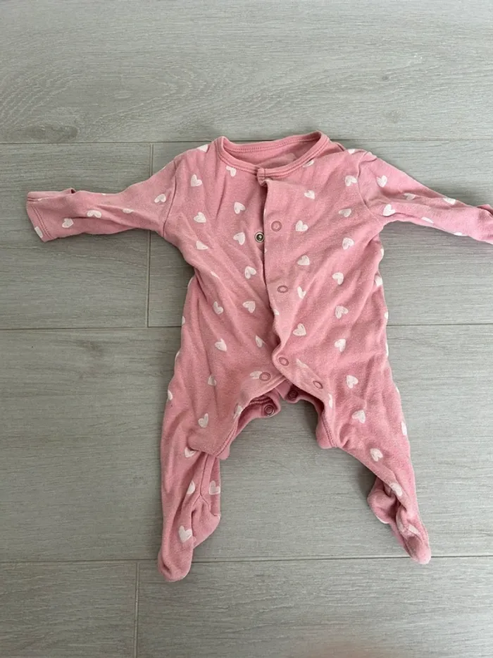 Lot pyjama avec moufles intégrées - photo numéro 2