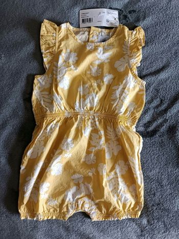 Combishort Petit Bateau neuve bébé fille