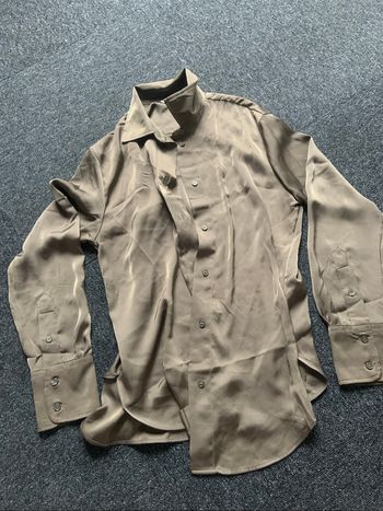 Chemise femme brune