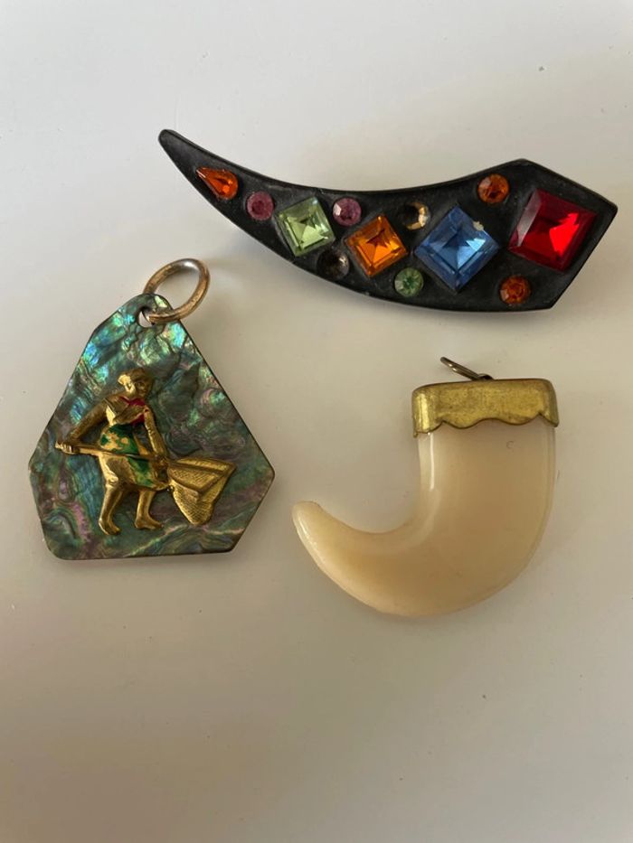 Collier Pendentif et broche - photo numéro 2