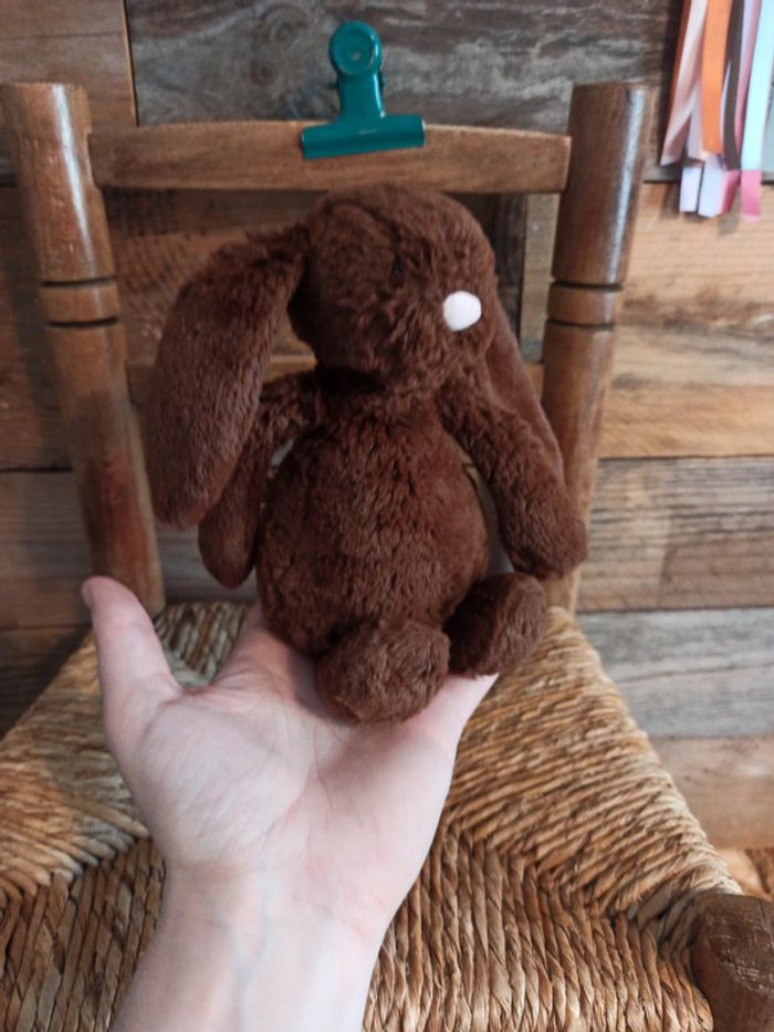 Peluche lapin jellycat marron small tbe - photo numéro 3