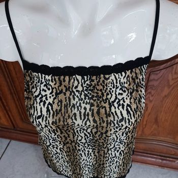 Top léopard taille 38