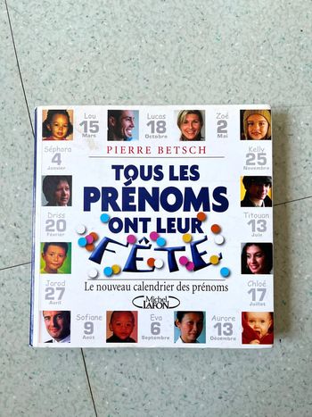 Tous les prénoms ont leur fête