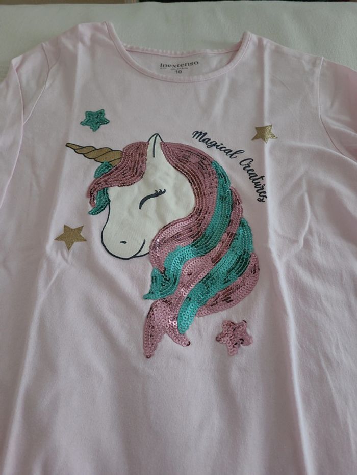 T shirt manches longues 10ans - photo numéro 2