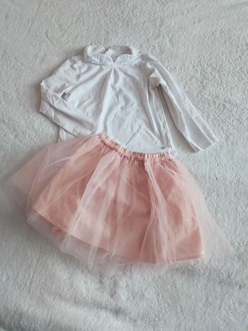 Ensemble jupe et blouse 4 ans