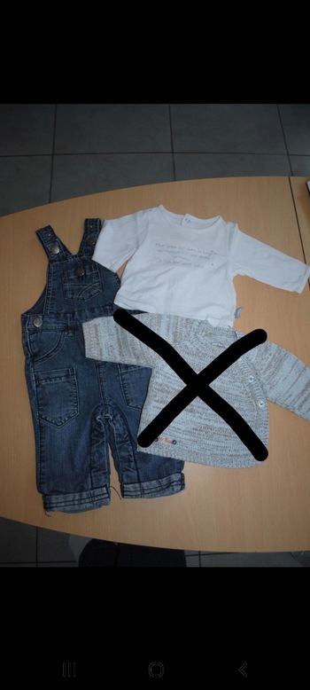 Ensemble garcon 1 mois