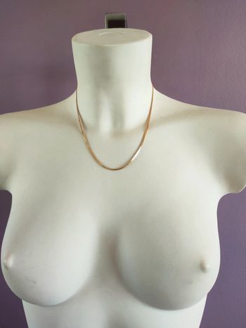 Chaîne collier  plaqué or