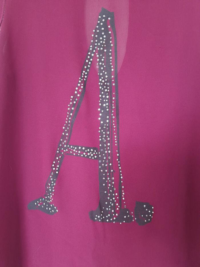 Débardeur bordeaux femme Solange taille S/36 - photo numéro 3