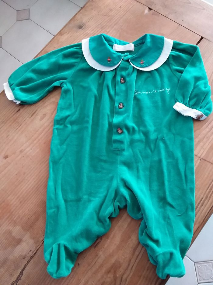Grenouillère vintage en taille 6 mois