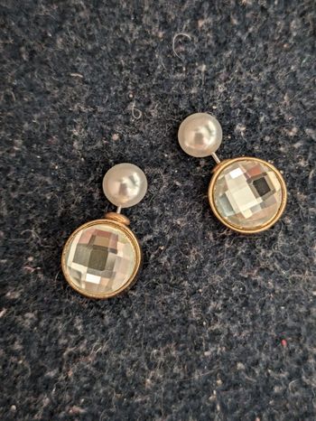 Boucles d'oreilles a strass