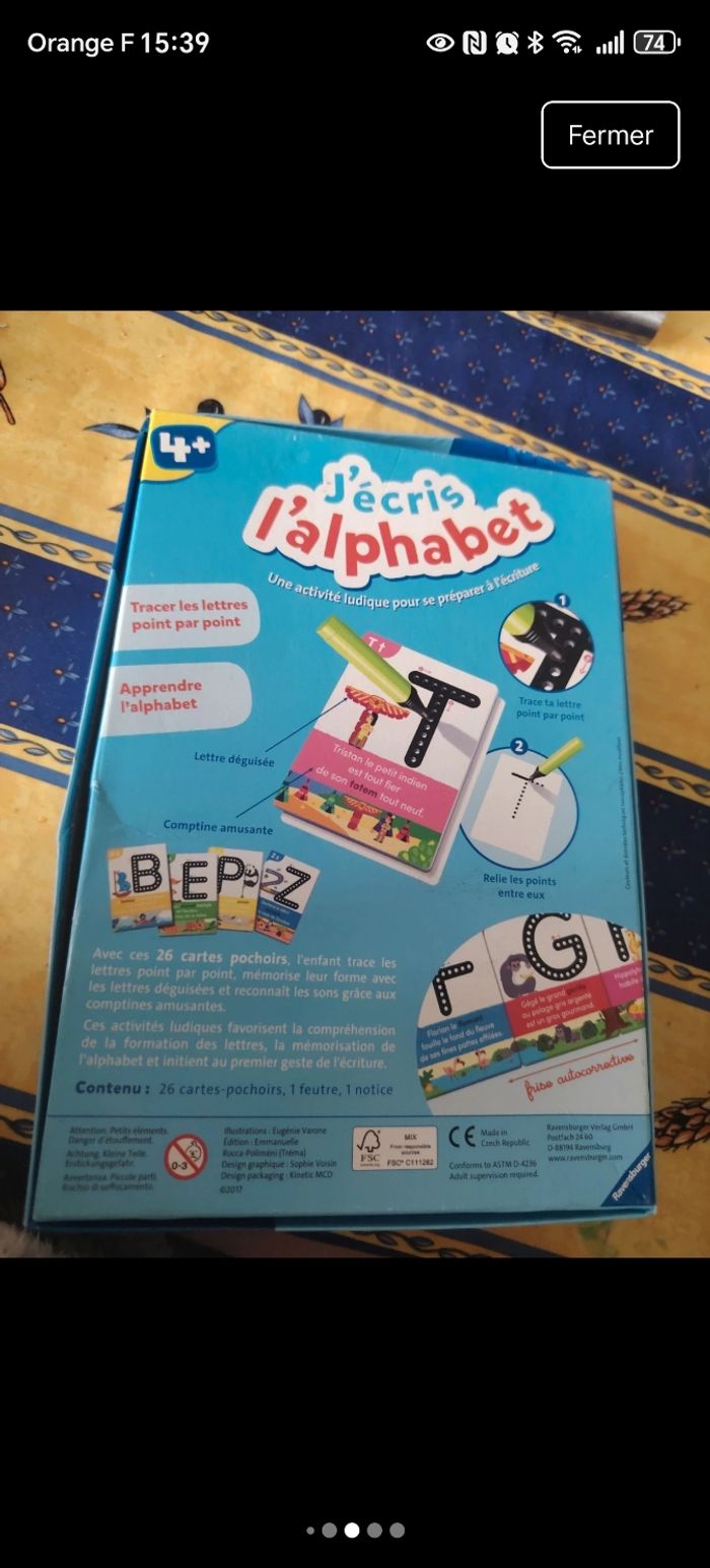 J'écris l'alphabet - photo numéro 5